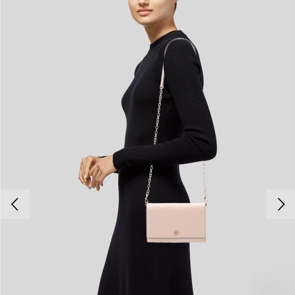 Elegant Pink Crossbody Bag tory burch